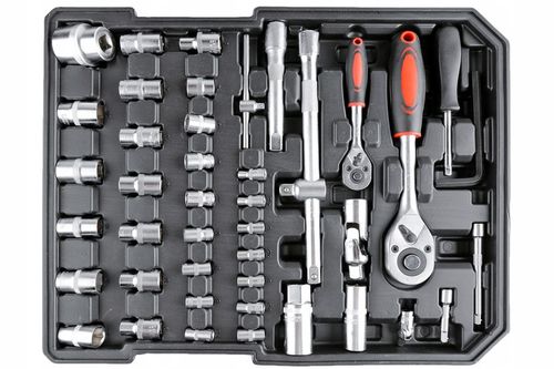 ZESTAW NARZĘDZI KLUCZY NASADKI BIT WALIZKA NARZĘDZIOWA SUPER DUŻY ZESTAW XL na Arena.pl