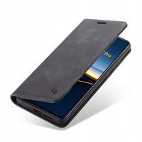 ETUI Z KLAPKĄ SKÓRZANE PORTFEL WALLET CASE OBUDOWA ZAMYKANE DO POCO F7 PRO