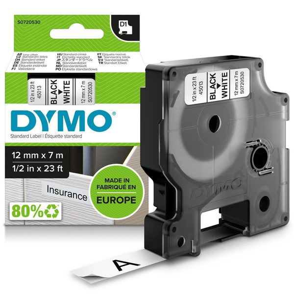 DYMO D1 Standard 12mm zdjęcie 1