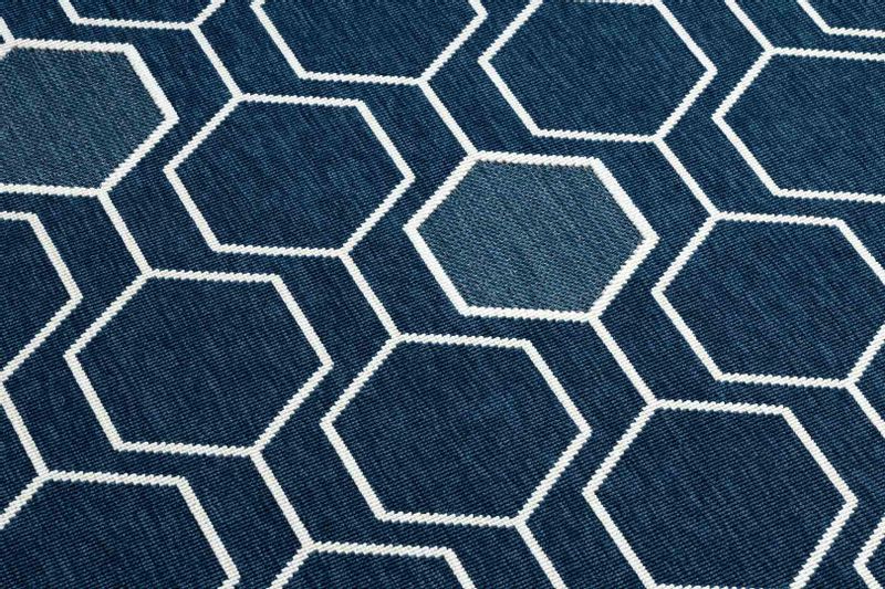RUG/LU/WINK/HEXAGON/BLUE/80x150 zdjęcie 3