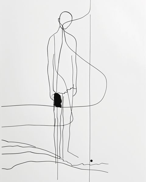 Plakat 40x50cm Samotna Wędrówka zdjęcie 1