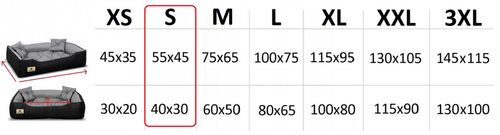 legowisko dla psa kojec prestige 55x45 cm wodoodporne czarne na Arena.pl