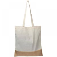 Torba bawełniana z jutowym dnem KEMER