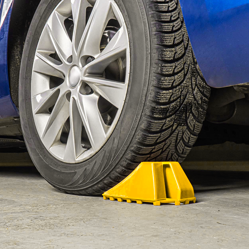 KLIN POD KOŁO KOŁA SAMOCHODOWE Z HAMULCEM BLOKADA AUTA ZABEZPIECZAJĄCY na Arena.pl