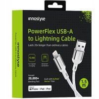 innostyle powerflex kabel usb lightning mfi szybkiego ładowania do