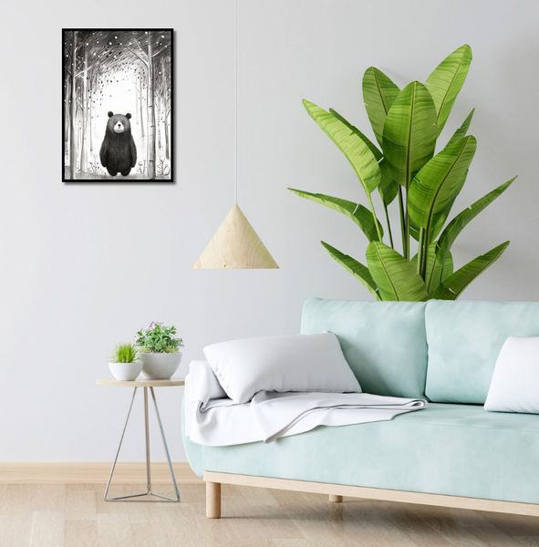 Plakat 40x55cm Ciekawski Miś zdjęcie 4