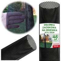 Siatka 48 szt Osłonek Do Osłony Młodych Drzewek Pni Drzew 80cm Osłonka