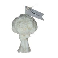 Świeca Dekoracyjna Bukiet Kwiatów Wosk Sojowy Prezent Ozdoba Dekoracja