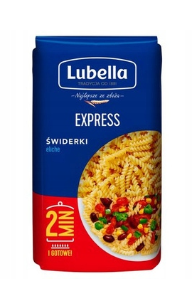 LUBELLA MAKARON EXPRESS ŚWIDEREK 400G zdjęcie 1