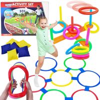 WOOPIE Zestaw 3w1 Serso Gra w Klasy Cornhole Rzut do Celu Woreczkami