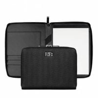 Teczka konferencyjna A5 Herringbone Black