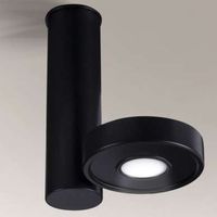 LAMPA sufitowa NATORI IL 2260 Shilo regulowana OPRAWA metalowa LED 10W 3000K tuba czarna