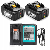 Ładowarka 18V DC18RC + 2X Bateria BL1850B 5Ah do MA-Kita BL1860B BL1830 LXT