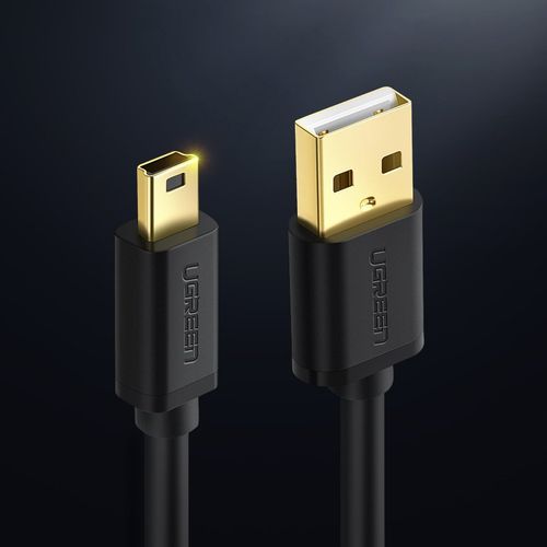 kabel przewód usb - mini usb 480 mbps 3m czarny na Arena.pl