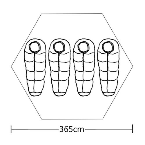 Namiot 4-Osobowy, Żółty na Arena.pl