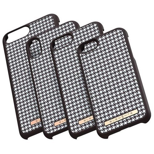 Materiałowe etui do iPhone SE 2020 / 8 / 7 (Dark Brown Pattern 2) na Arena.pl