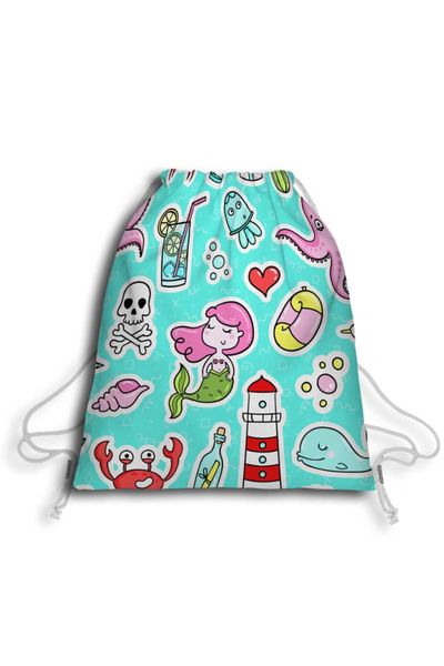 Hipsterki Worek - Plecak Full Print MIX zdjęcie 1