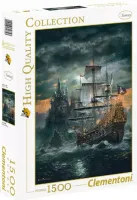 Puzzle 1500 elementów. High Quality Collection. Statek piracki