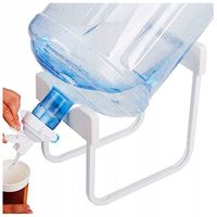 STOJAK METALOWY UCHYLNY NA 1 BUTELKĘ ViO PRA-1W BIAŁY