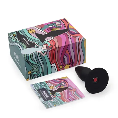 magic motion equinox - wibrujący plug z aplikacją, czarny, 10,8 cm na Arena.pl