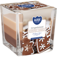 Świeca zapachowa BISPOL Aura snk80-346 (Pierniczki) ~32h