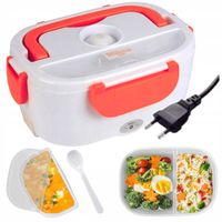LUNCH BOX ELEKTRYCZNY PODGRZEWANY TERMOS NA JEDZENIE POJEMNIK OBIADOWY