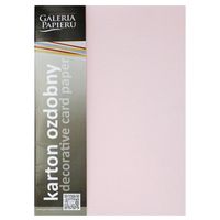 KARTON OZDOBNY MIKA JASNORÓŻOWY 200G GALERIA PAPIERU