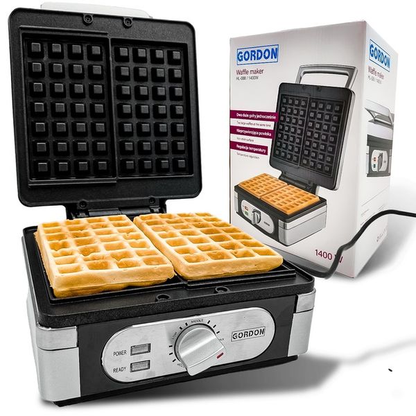 Gofrownica 1400W MOCNA+ Przepis na Chrupiące Gofry zdjęcie 8