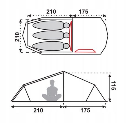 Namiot Fjord Nansen Korsyka III Compact YR na Arena.pl