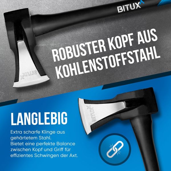 16362 SIEKIERA TOPOTRK TOPÓR MCNY 2,8KG BIRUXX WŁÓKNO SZKLANE zdjęcie 4