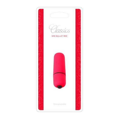 Wibrator-Mini Vibratore Bullet Classics Red zdjęcie 1