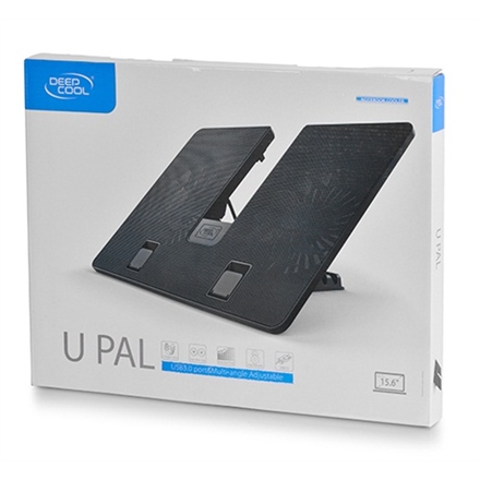 Deepcool | U-Pal | Podstawka chłodząca do notebooka do 19" | Czarny na Arena.pl