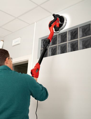 SZLIFIERKA DO GIPSU ŻYRAFA GŁADZI TYNKÓW LED Z ODSYSEM PAPIER WALIZKA WOREK na Arena.pl