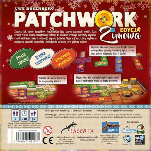 GRA PATCHWORK (edycja zimowa) - LACERTA na Arena.pl