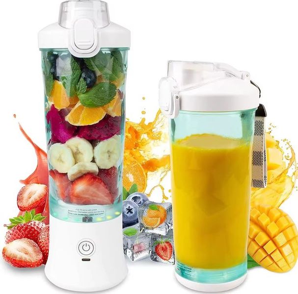 BLENDER SHAKER TURYSTYCZNY DIODY LED USB-C AKUMULATOR 600ML BEZPRZEWODOWY zdjęcie 10