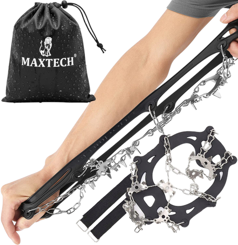 Raczki turystyczne Antypoślizgowe łańcuchy kolce na buty r.L 40-45 19 ZĘBÓW na Arena.pl