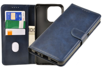 Etui portfel Wallet do Motorola Moto G56 5G granatowy