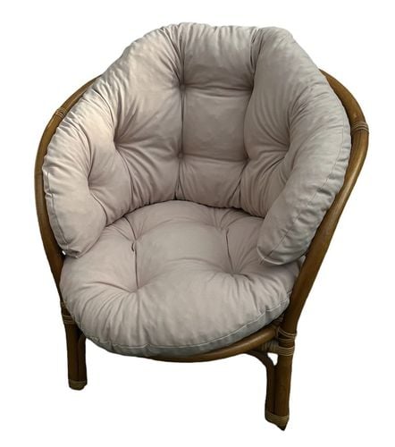 PODUSZKI NA MEBLE RATTANOWE FOTEL BEŻ na Arena.pl