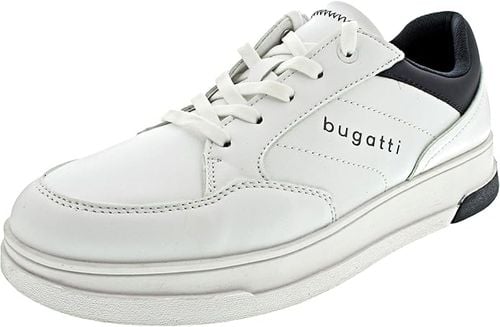 BUGATTI Męskie Trampki Stylowe Białe Rozmiar 40 na Arena.pl