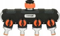 SCHMITH POCZWÓRNY ROZDZIELACZ WĘŻA Z ZAWORKAMI KRAN 3/4" 1/2" SCH14W02212