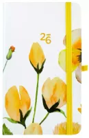 Kalendarz 2026 Tygodniowy Kieszonkowy, Żółte Kwiaty