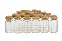 BUTELECZKA szklana 20x40mm 4cm z korkiem 20szt.