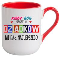 KUBEK Z NADRUKIEM ŚMIESZNY PREZENT DZIEŃ DZIADKA URODZINY IMIENINY DZIADEK