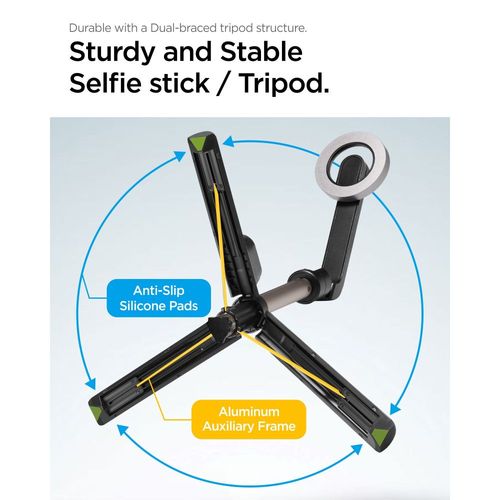 spigen s570w magsafe bluetooth selfie stick tripod black na Arena.pl