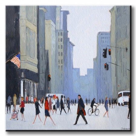 5th Avenue - New York - Obraz na płótnie 60x60 c na Arena.pl