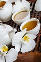 FOTOTAPETA kuchenna HERBATA FILIŻANKA CZAJNICZEK