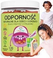 ŻELKI NATURALNE multiwit Odporność WITAMINA C PROPOLIS CYNK MyVita 120szt