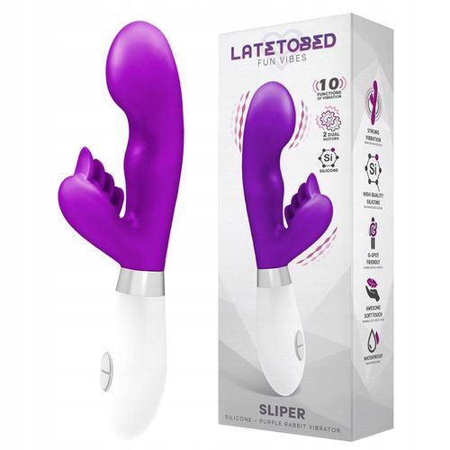 Wibrator silikonowy typu króliczek. Łechtaczka i punkt G. Wielofunkcyjny na Arena.pl