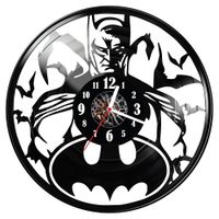 Zegar ścienny z płyty winylowej Batman 773.14