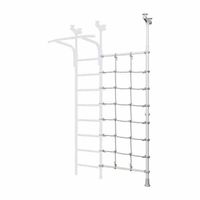 Słupek rozporowy z siatką do drabinki biały Kometa